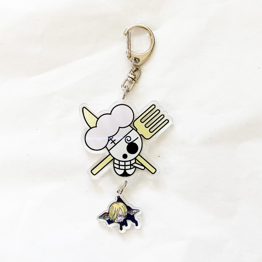 Anime One Piece Sanji Keychain